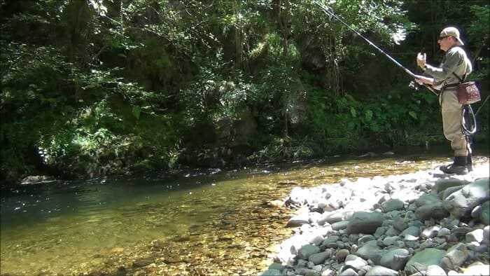 Pesca en el Río Esva
