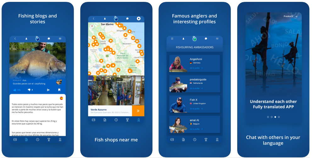 App para Pescar Fishsurfing