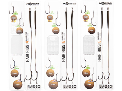 Kit de montajes hair rig Korda Basix